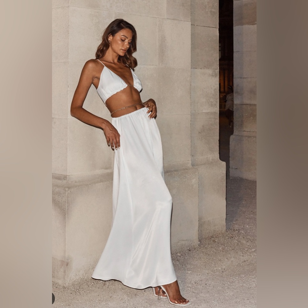 Meshki chain maxi dress